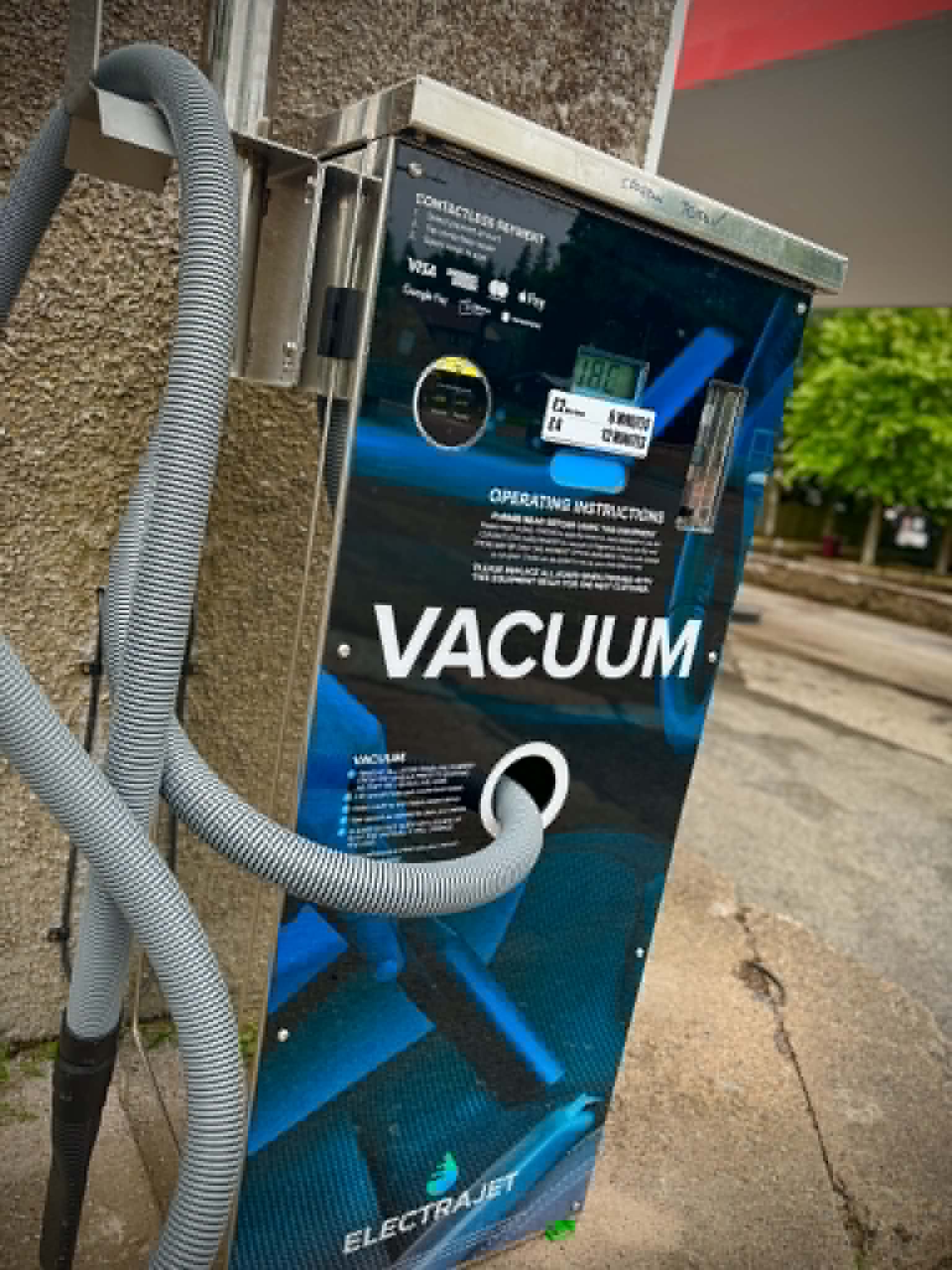 Electrajet self-service vacuum at Crossburn Service Station